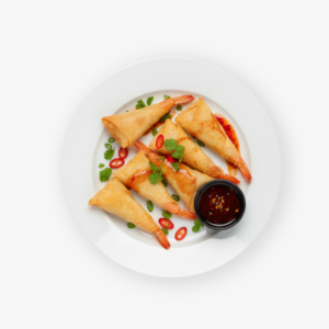 Samosa cu creveți